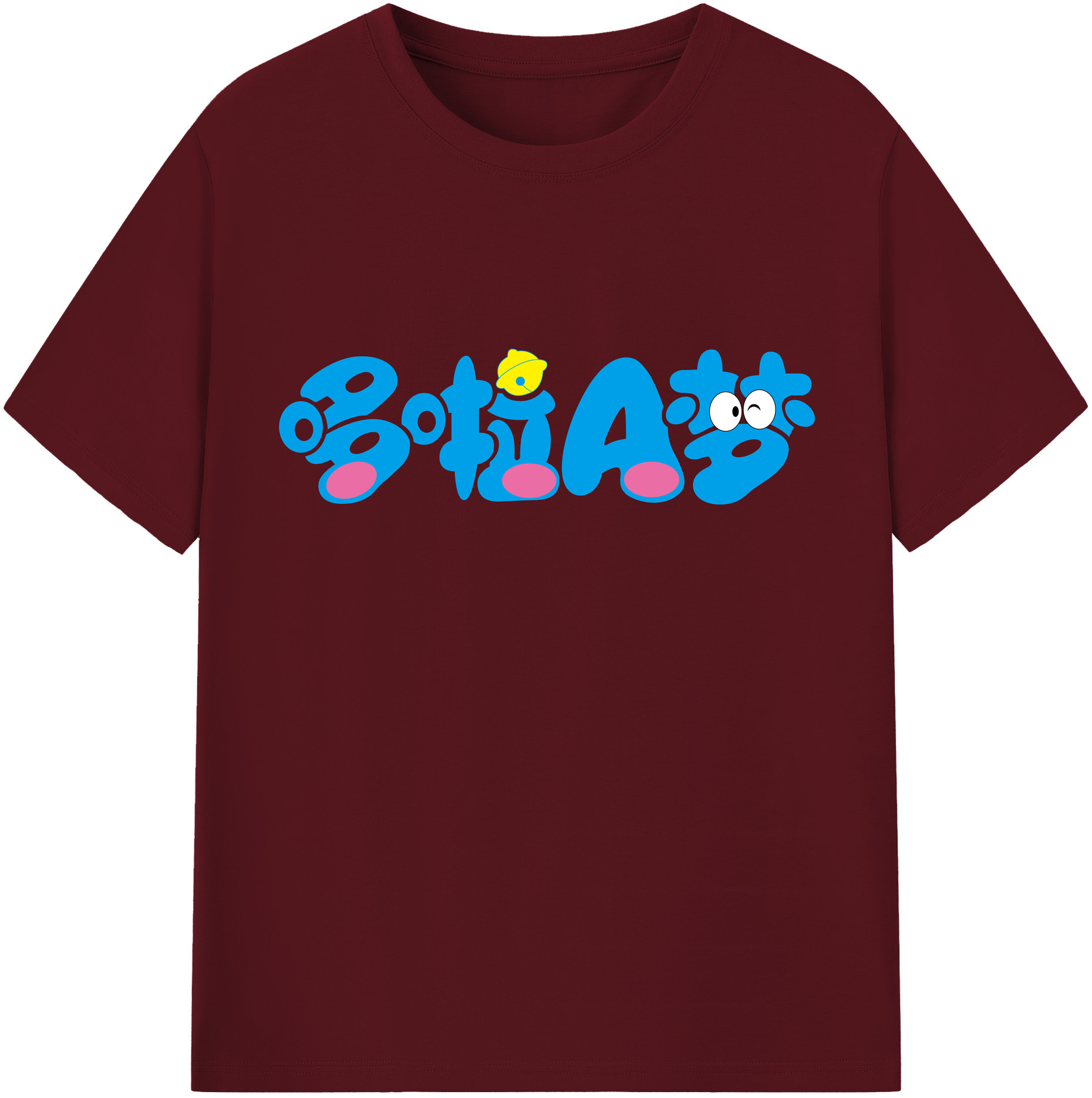 （画像用） ドラえもん Doraemon 綿100％半袖Tシャツ（フロントプリント）